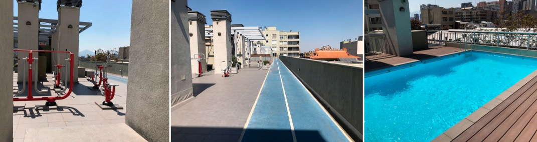 Pista de running, piscina, quinchos y equipamiento para hacer deptorte